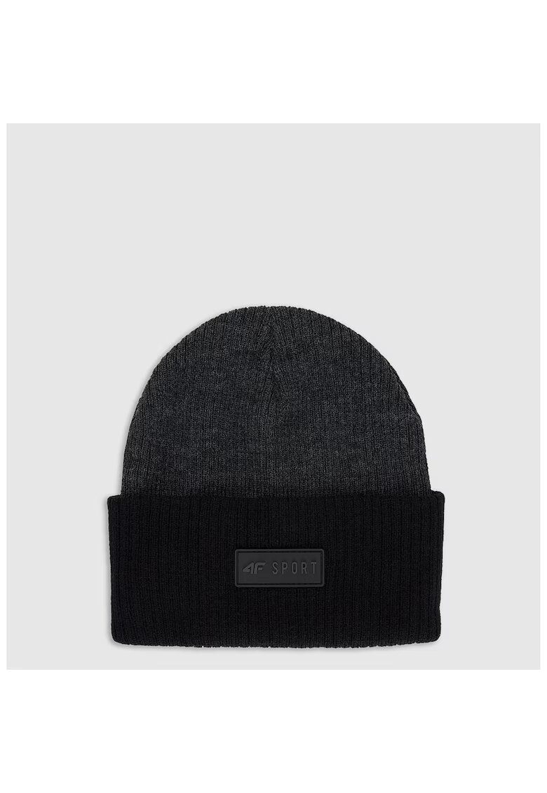 4F Caciula de iarna copii unisex - gri - marime universala
