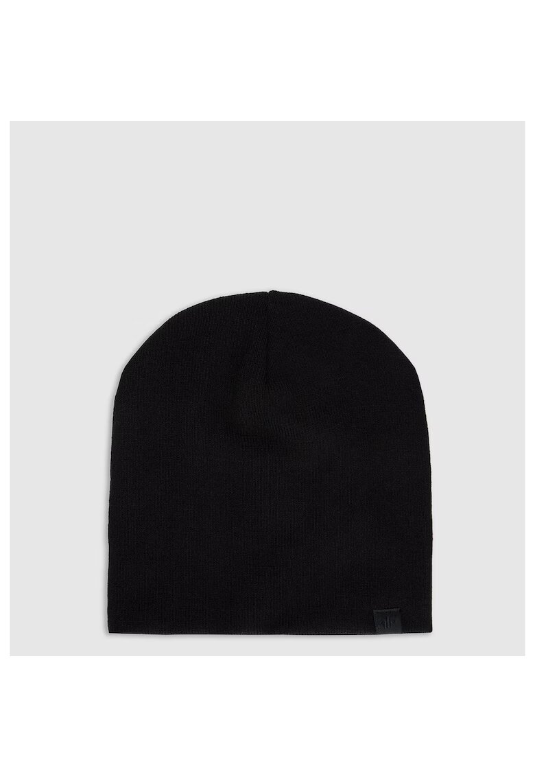 4F Caciula de iarna pentru copii unisex - neagra - poliester - one size