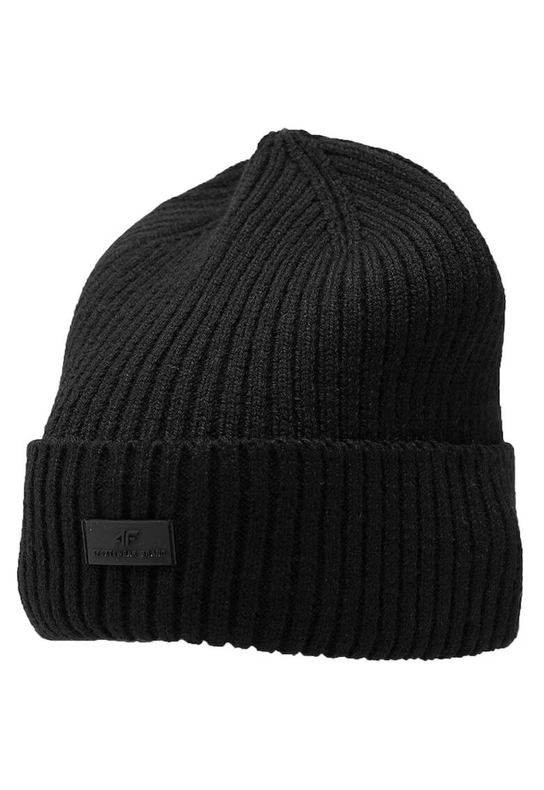4F Caciula - material acril/poliester - culoare negru - marime M