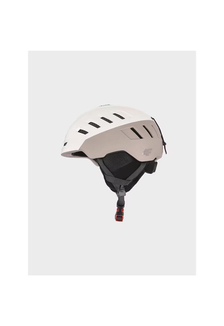 4F Casca de schi unisex alb - constructie usoara - sistem de ventilatie eficient