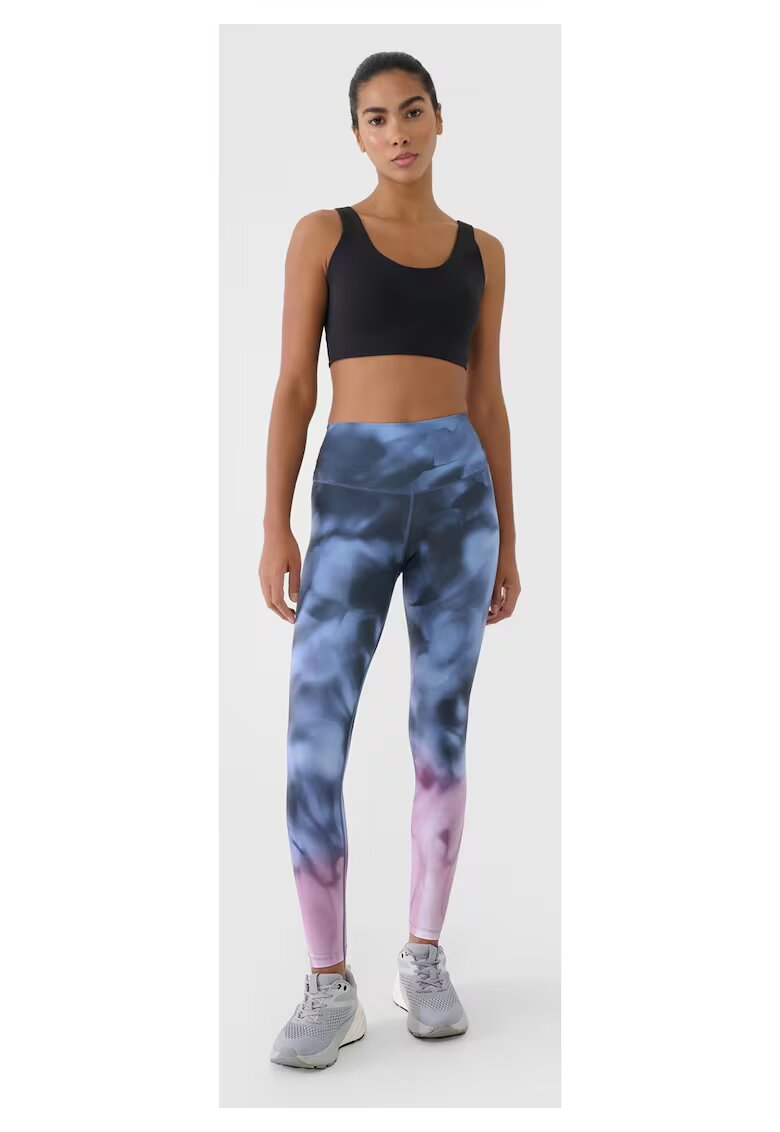 4F Colanti Femei multicolor - talie inalta - material sintetic durabil