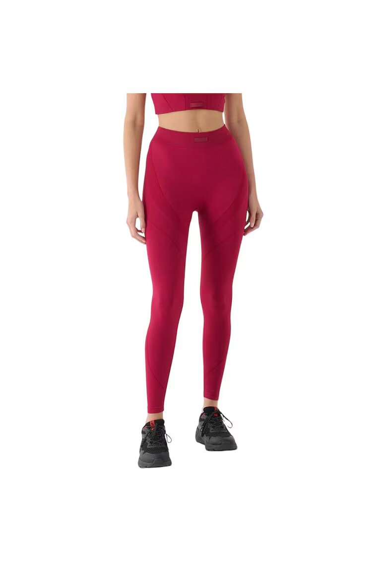 4F Colanti sport dama RAW24TFTIF389 - - Poliamida/Elastan - Rosu -