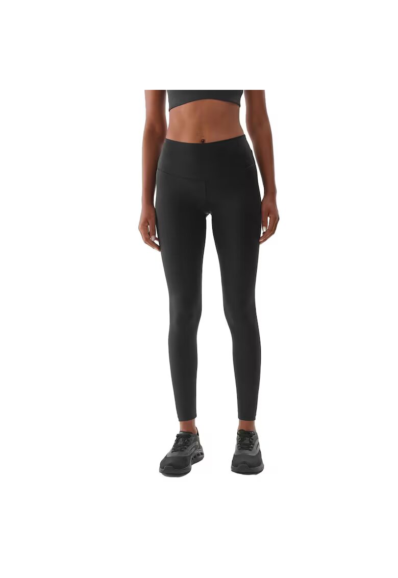 4F Colanti sport dama WAW24TTFIF277 - - Poliester/Elastan - Negru