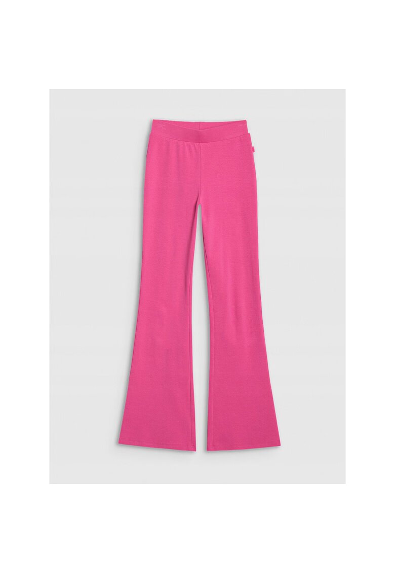 4F Colanti sport fete - roz - talie inalta - slim fit - bumbac