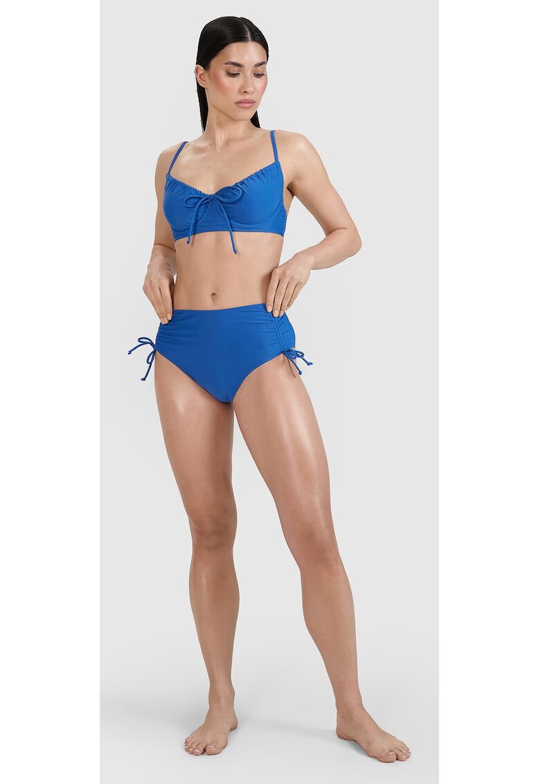 4F Costum de baie dama - parte de jos bikini - albastru - sintetic