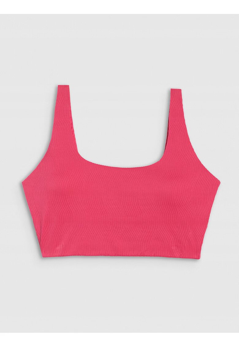 4F Costum de baie dama - top - roz elastan