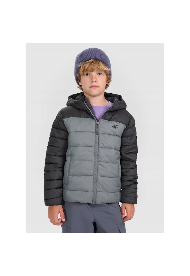 4F Geaca baieti JRAW25TDJAM0770-25S - - Poliester - Gri