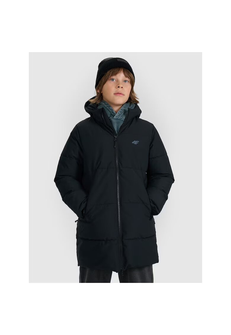 4F Geaca baieti JRAW25TTJAM1069-20S - - Poliester - Negru