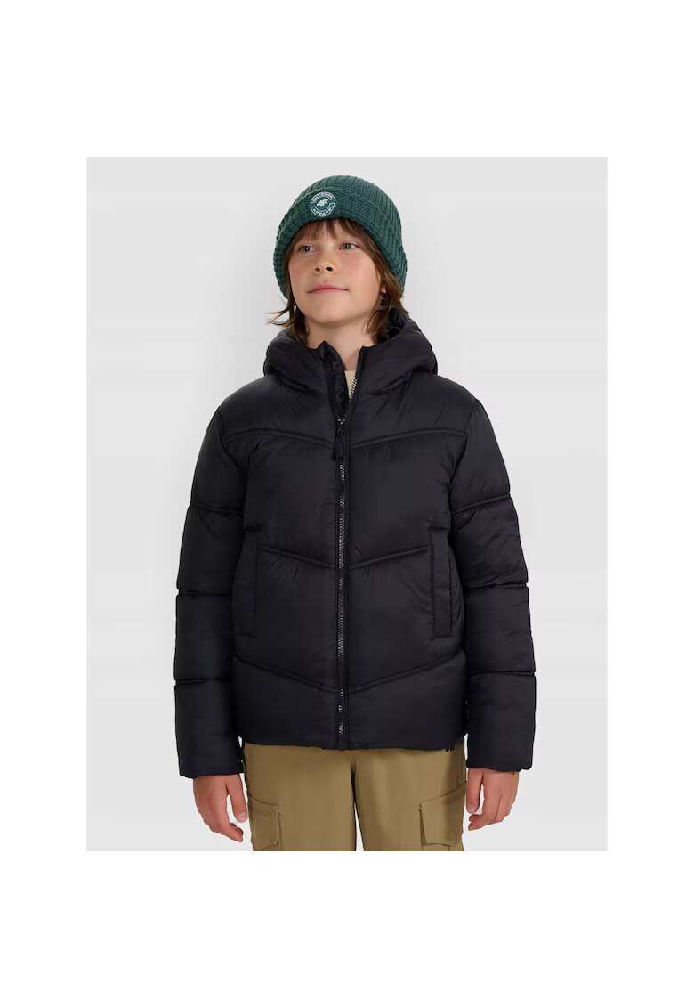 4F Geaca baieti - Poliester - Negru JRAW25TDJAM0821-20S