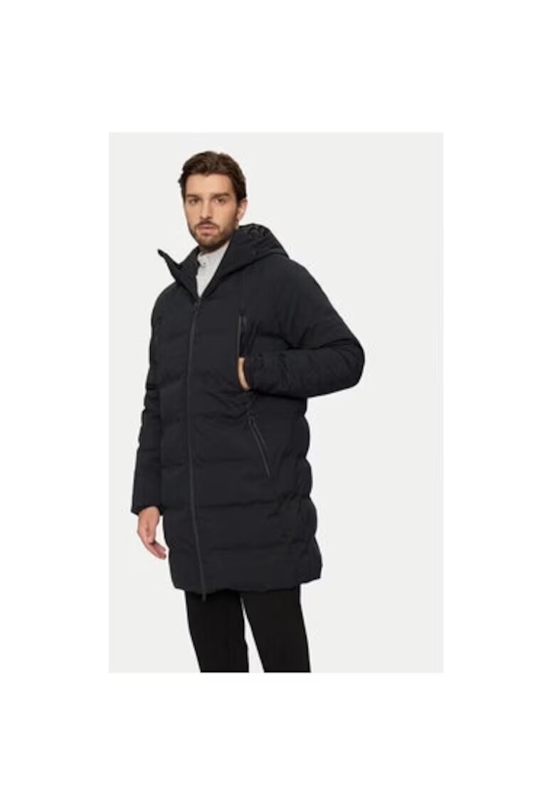 4F Geaca barbati - 303944391 - Poliester - Negru - Negru