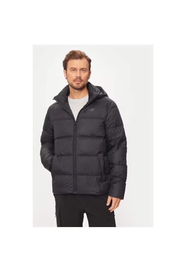 4F Geaca barbati - 303944438 - Poliester - Negru - Negru