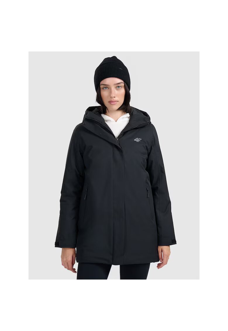 4F Geaca de iarna NeoDry 8000 - neagra - poliester - pentru femei