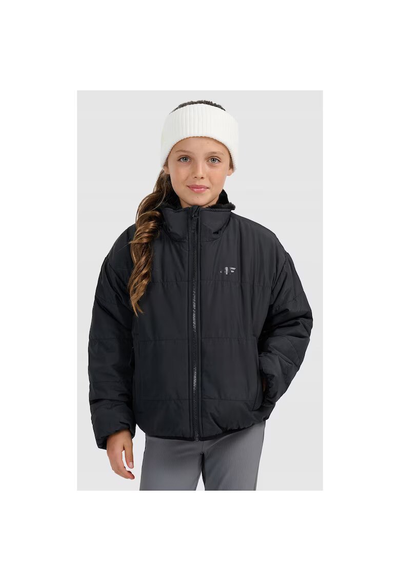 4F Geaca fete JRAW25TDJAF0787-20S - - Poliester - Negru