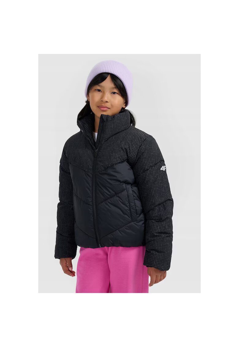4F Geaca fete JRAW25TDJAF0807-20S - - Poliester - Negru