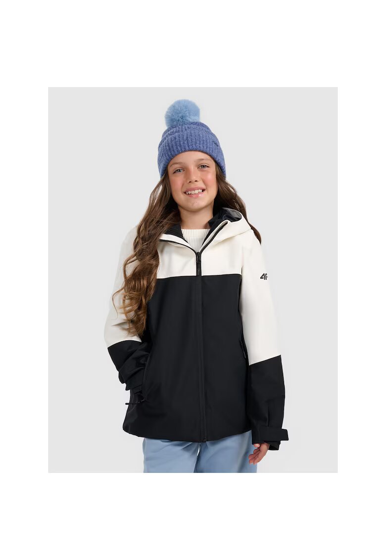 4F Geaca fete JRAW25TTJAF1013-20S - - Poliester - Negru