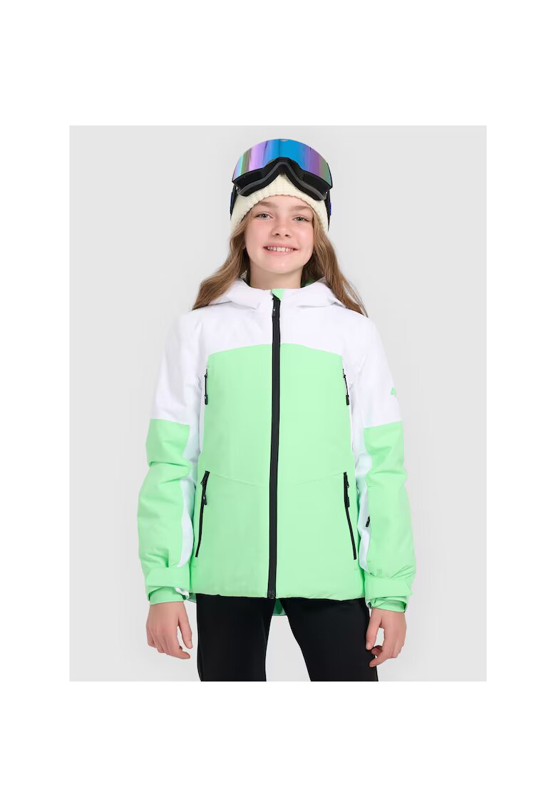 4F Geaca fete JRAW25TTJAF1037-42N - - Poliester - Verde
