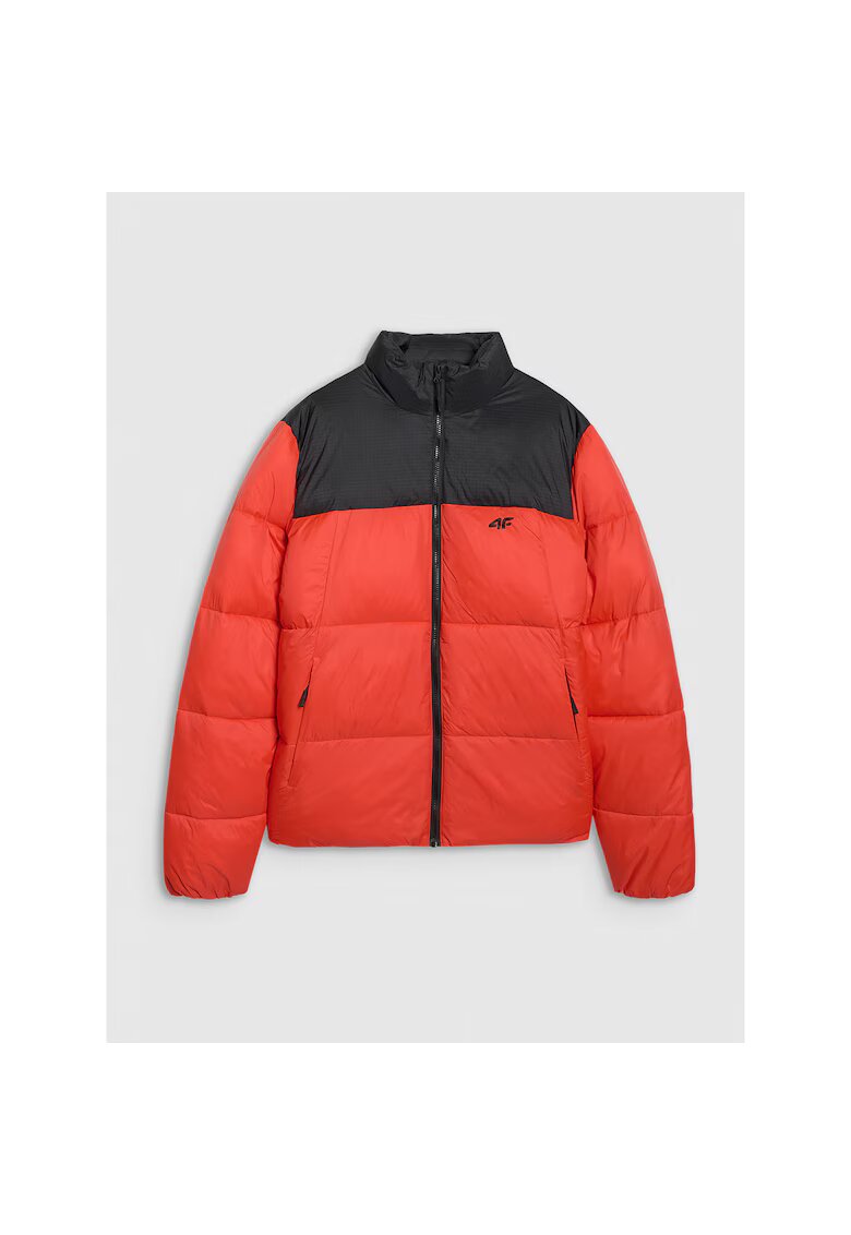 4F Geaca Puf Barbati Rosie - Multi Active Outdoor - AW25 - Rezistenta la Vant si Apa - Confortabila si Calduroasa