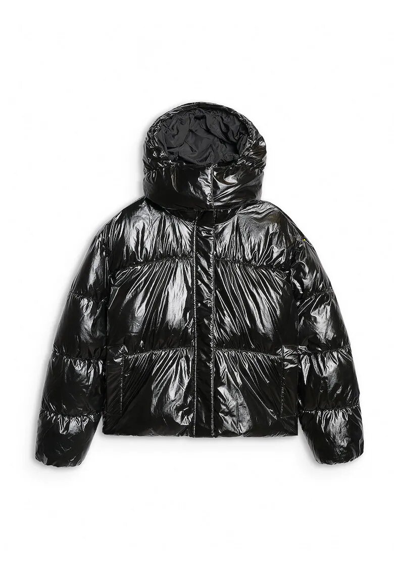 4F Geaca Puf Dama Negru Impermeabila Usora Sport Casual Femei AW25