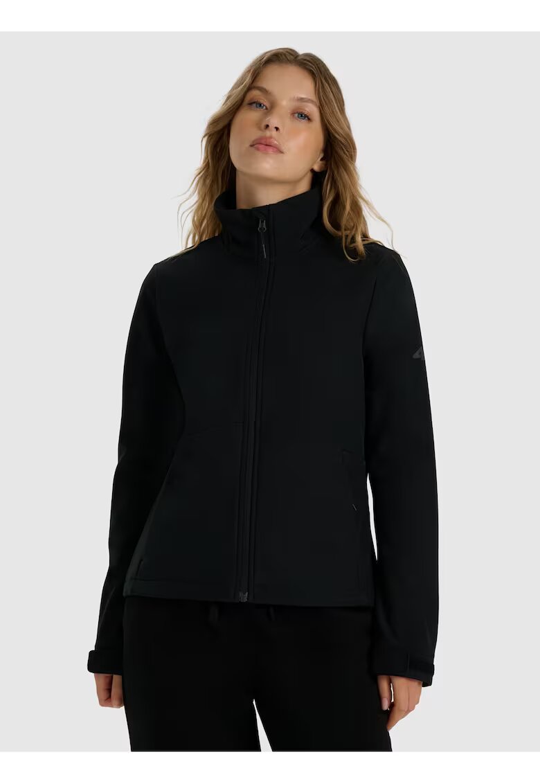 4F Geaca softshell dama NeoDry 5000 - rezistenta la vant - neagra - poliester