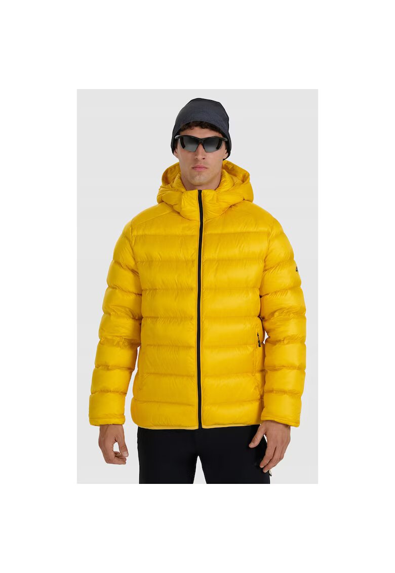 4F Geaca trekking barbati - poliester - galben