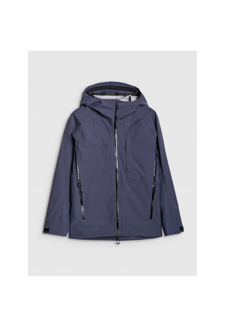 4F Geaca trekking dama NeoDry - rezistenta la ploaie/vant - ventilare reglabila - antracit