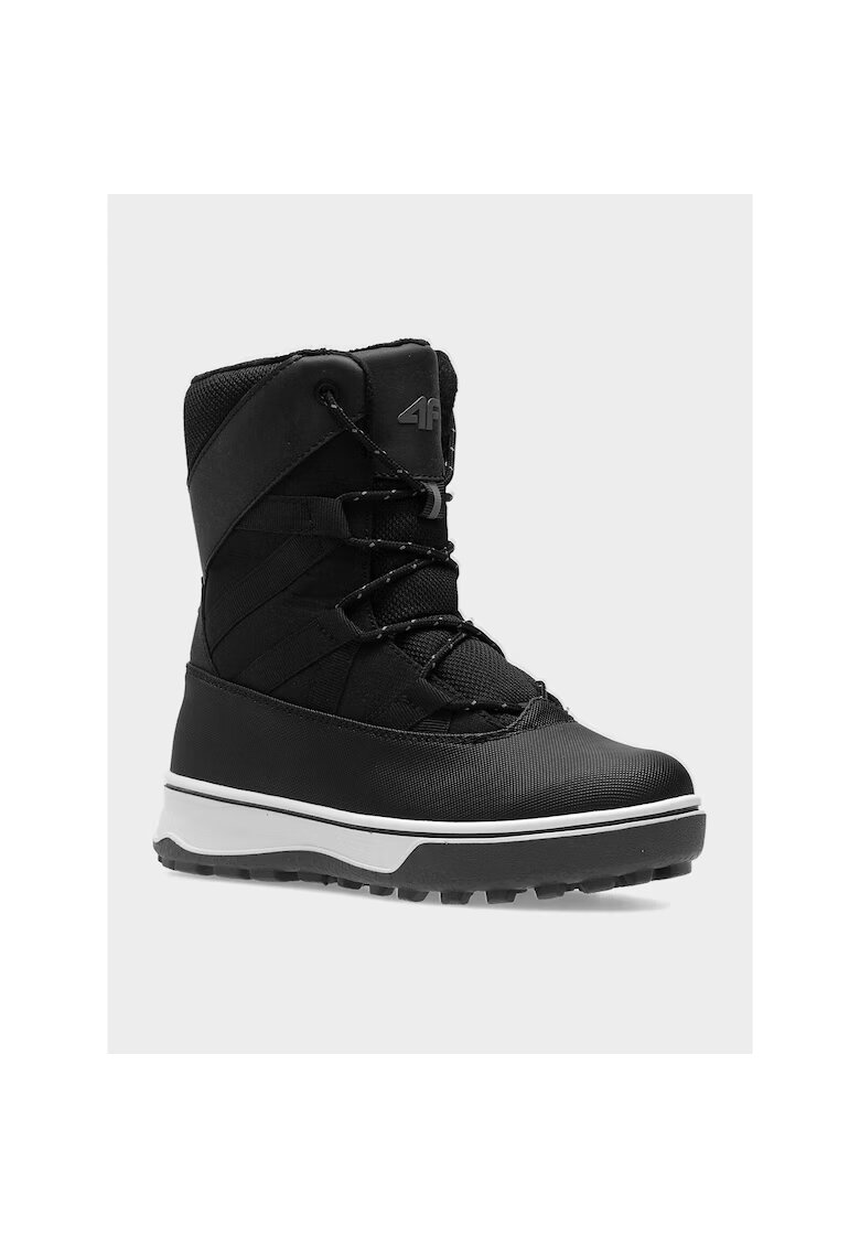 4F Ghete de iarna copii Deep Black - Negru