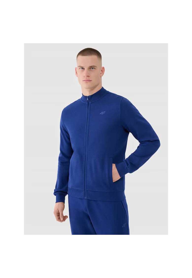4F Hanorac barbati bomber - bumbac - stil sportiv - bleumarin