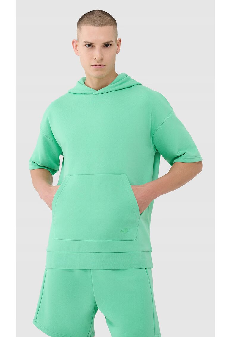 4F Hanorac barbati - Material confortabil - Verde