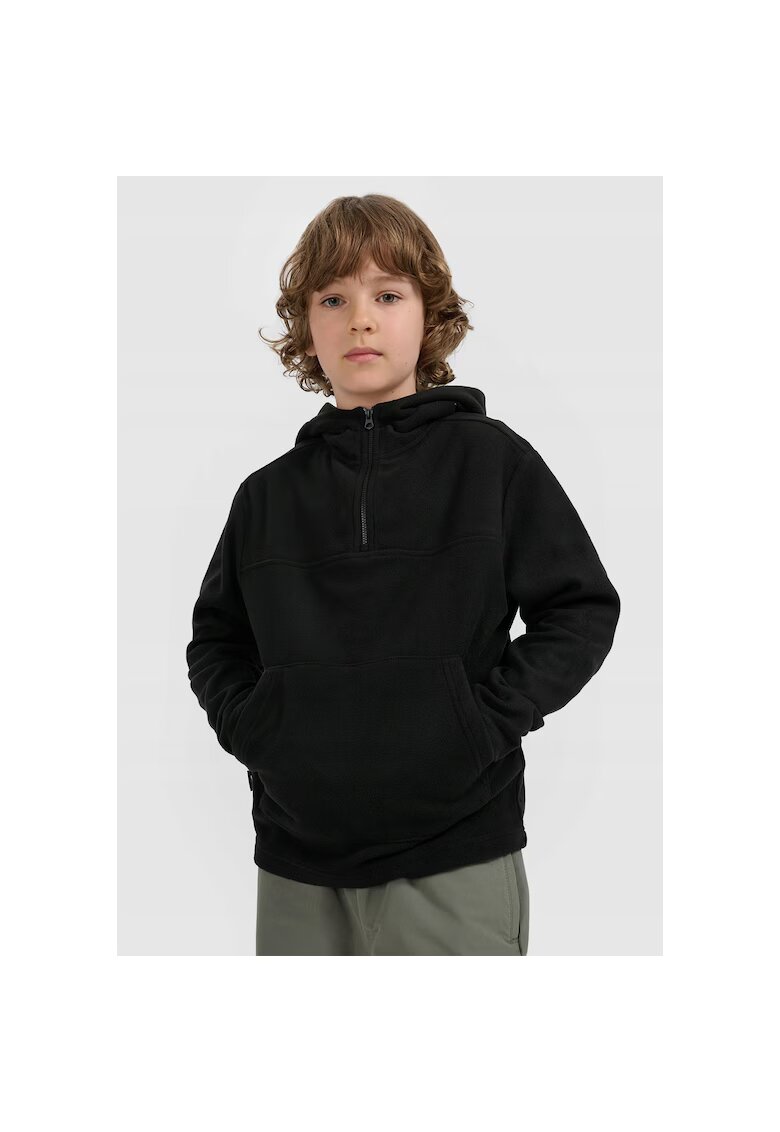 4F Hanorac polar confort termic - negru - Negru