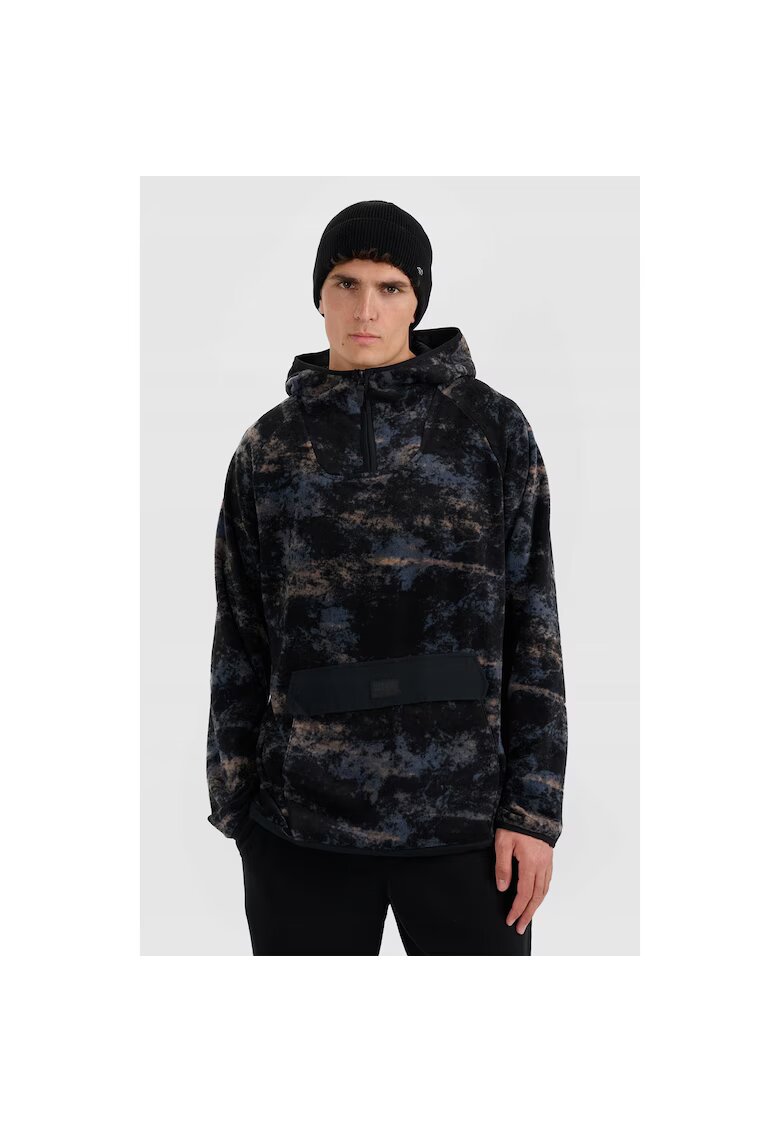4F Hanorac sport barbati regular - fleece - gluga