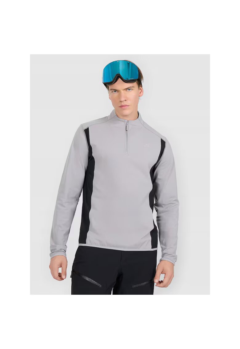 4F Hanorac sport termic - gri - poliester - set pentru schi