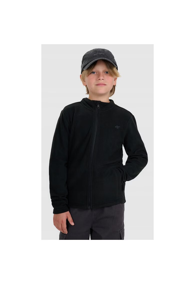 4F Jacheta baieti JRAW25TFLEM436-20S - - Poliester - Negru