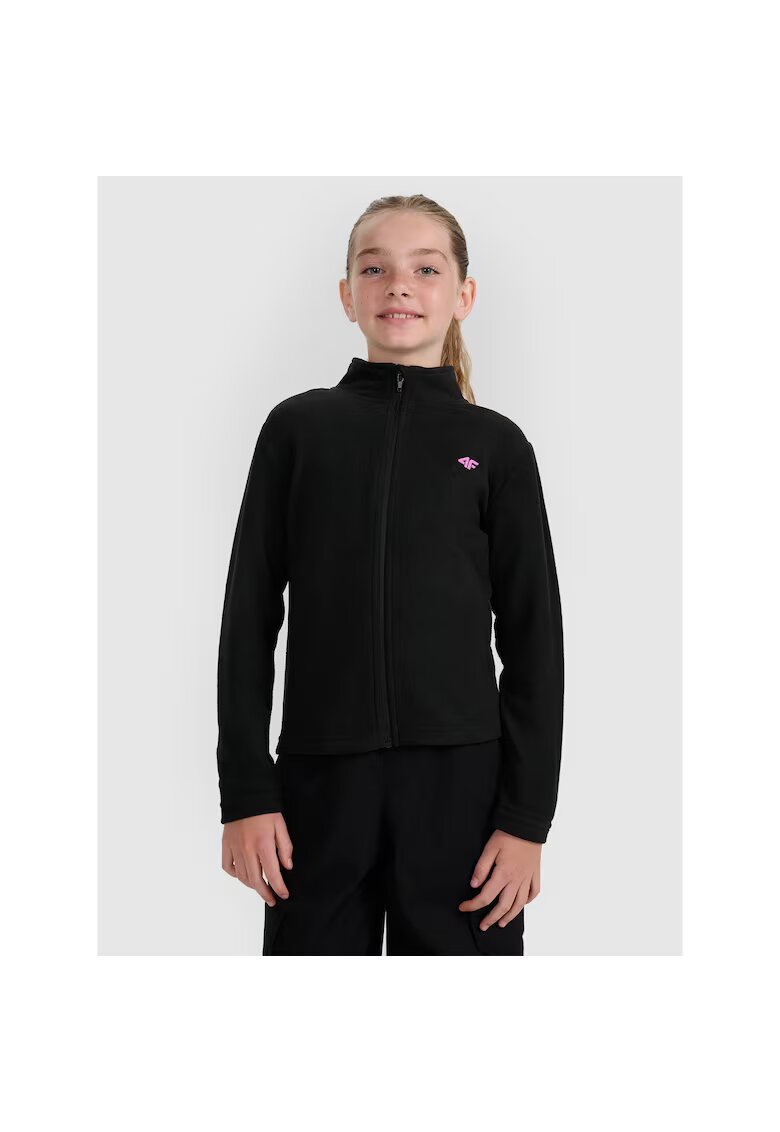 4F Jacheta dama - Poliester - Negru JRAW25TFLEF434-20S