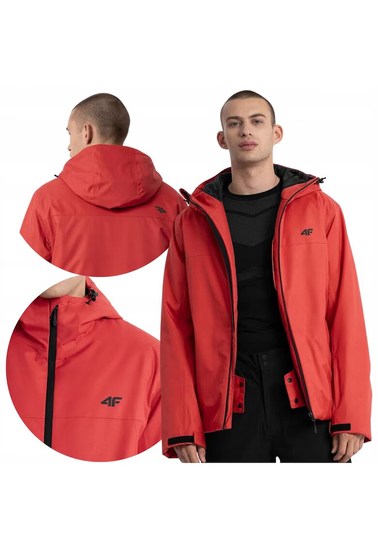 4F Jacheta de schi pentru barbati - H4Z22 KUMN001 - Rosu