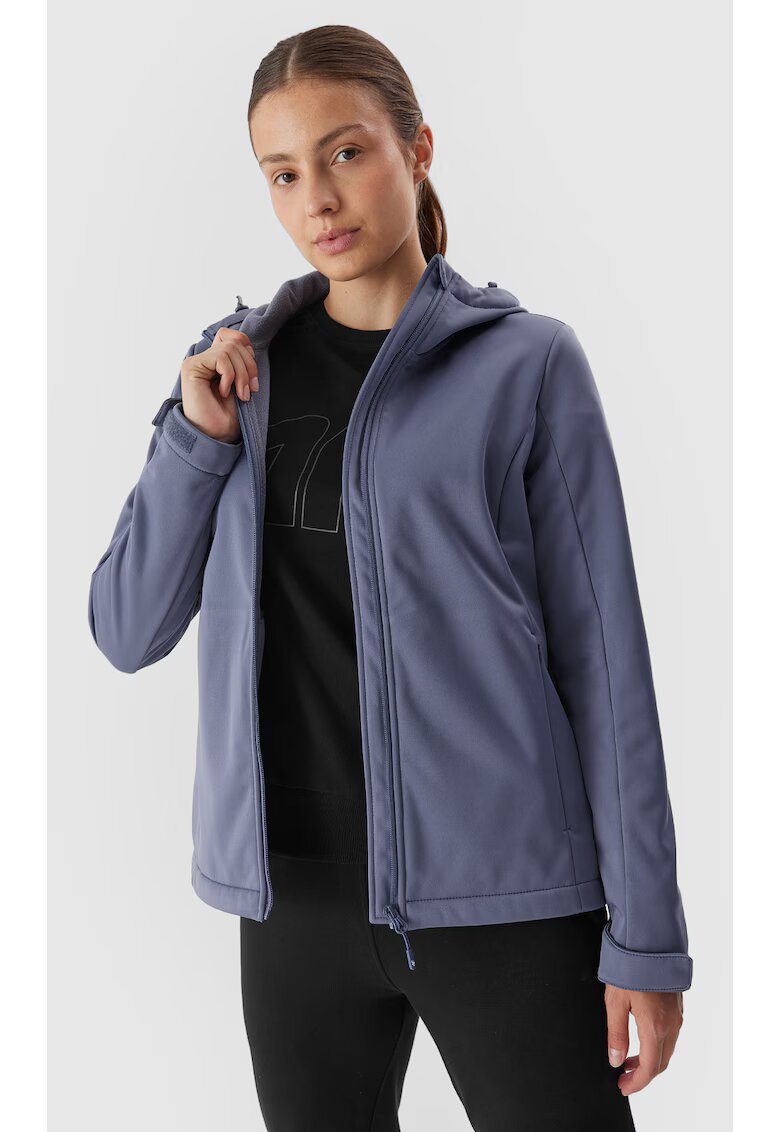 4F Jacheta neagra pentru femei - Negru