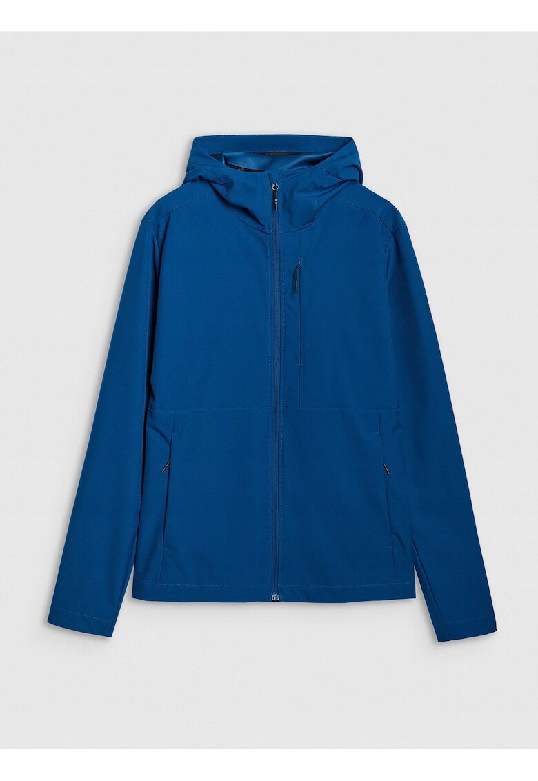 4F Jacheta softshell barbati - rezistenta la vant - poliester - primavara-vara - albastru