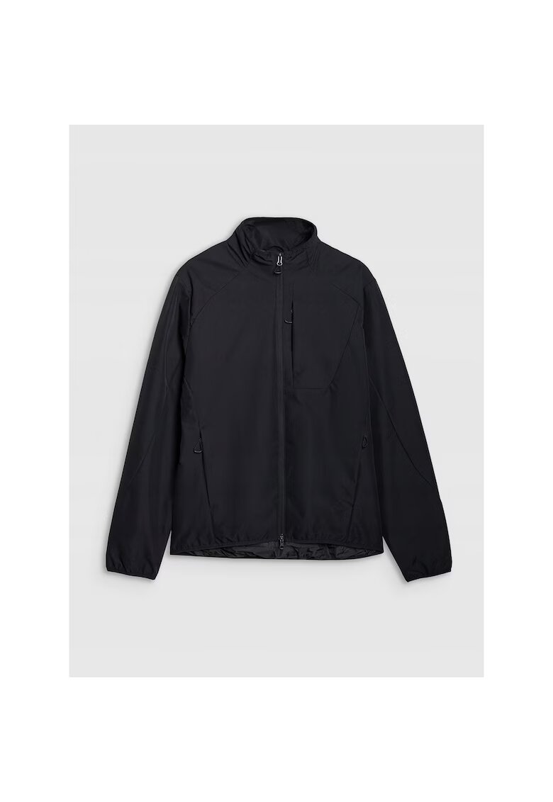 4F Jacheta sport barbati - puf sintetic - negru