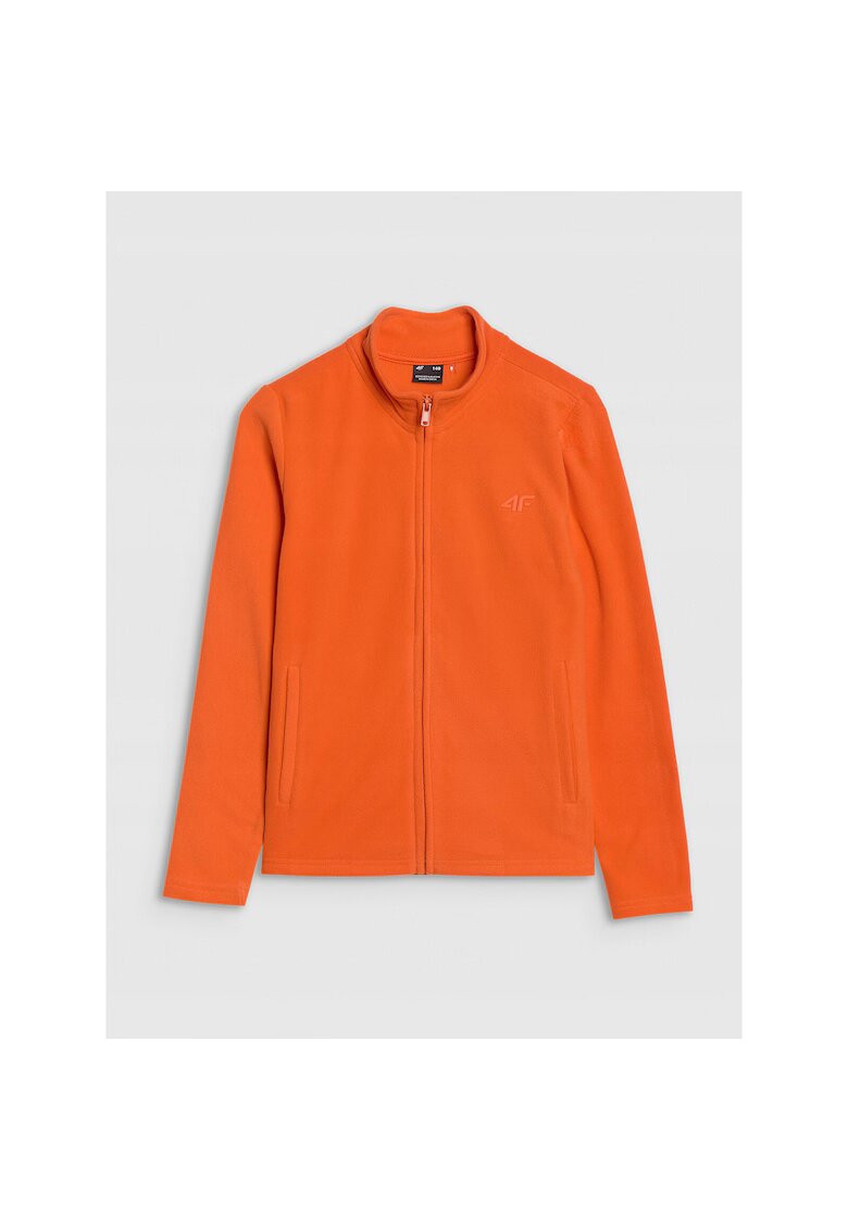 4F Jacheta sport copii - Fleece - Portocaliu