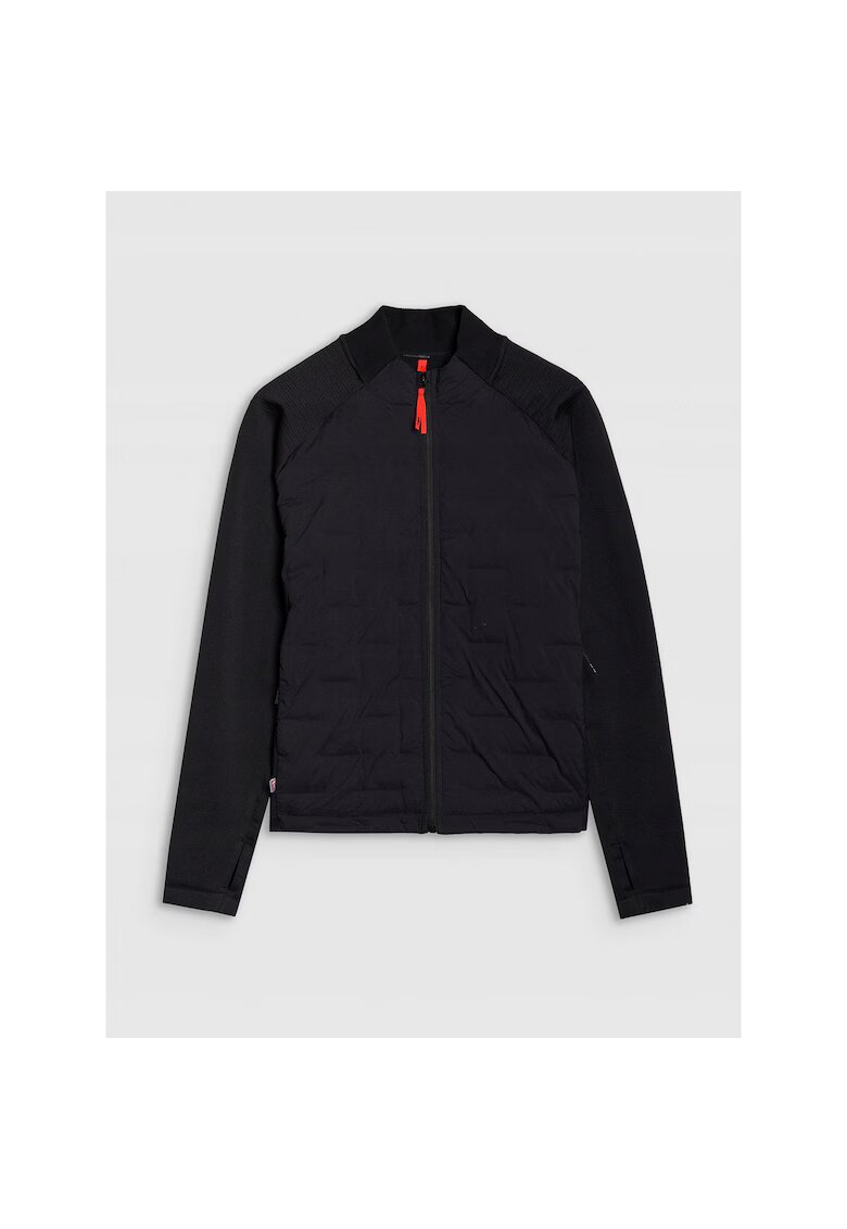4F Jacheta trekking Primaloft ThermoPlume - neagra - pentru femei - primavara-vara 2025