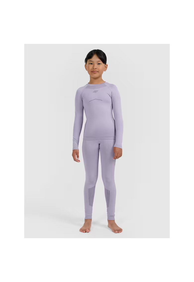 4F Lenjerie termoactiva fete - poliester - violet