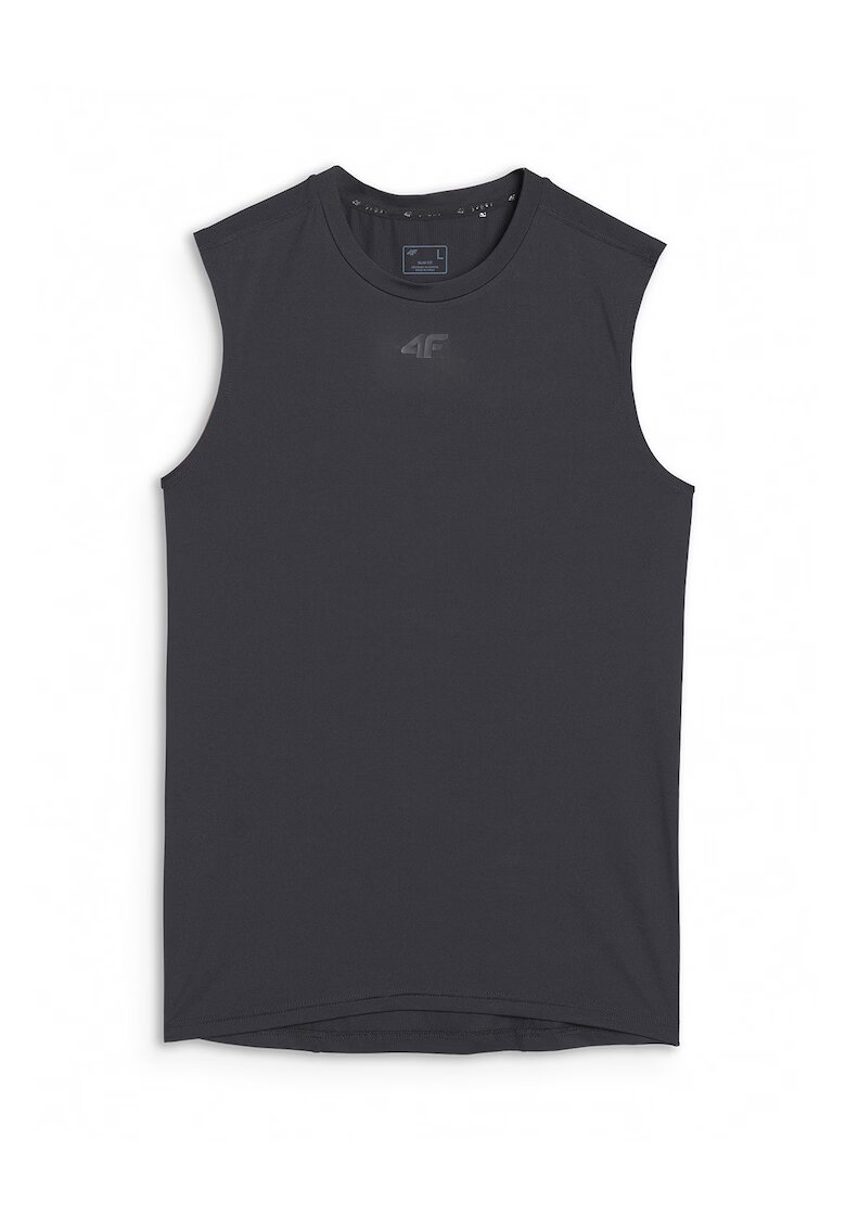 4F Maiou sport uscare rapida - negru - material sintetic/elastan - negru