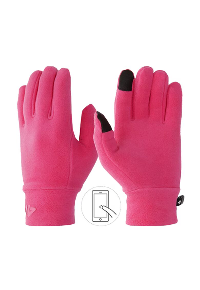 4F Manusi unisex - Negru - Poliester