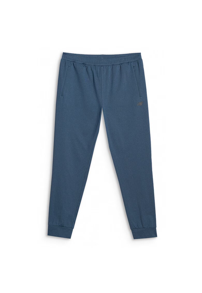 4F Pantaloni Antrenament Barbati - Uscare Rapida Barbati - Denim - Regular Fit - Tehnologii Dry & Warm - Multi Active - Denim