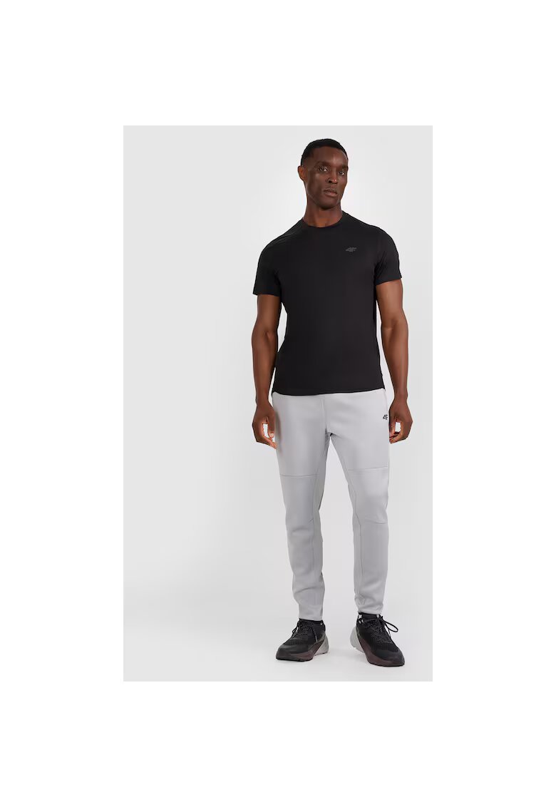 4F Pantaloni Antrenament Barbati - Uscare Rapida - Gri deschis - Confort Maxim