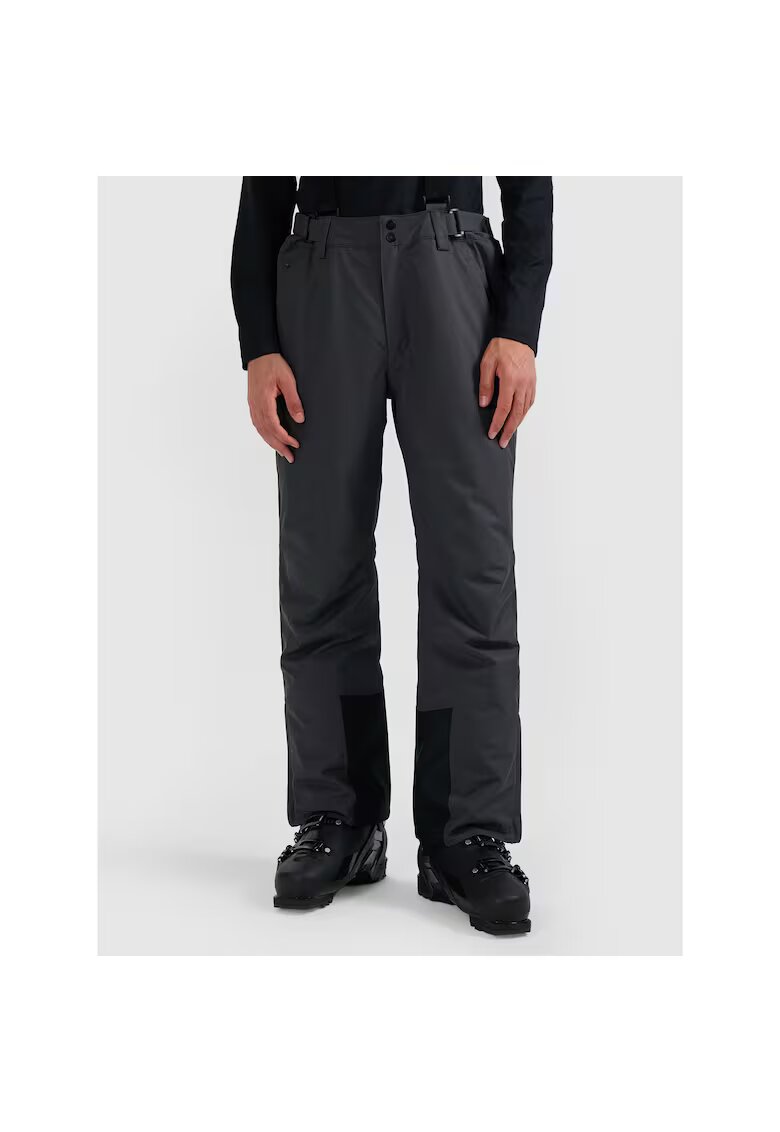 4F Pantaloni barbati - poliester - gri - Gri inchis