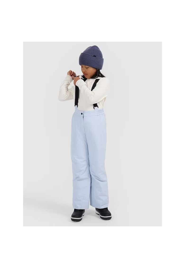 4F Pantaloni de schi fete - violet - membrana NeoDry 5000 - poliester -