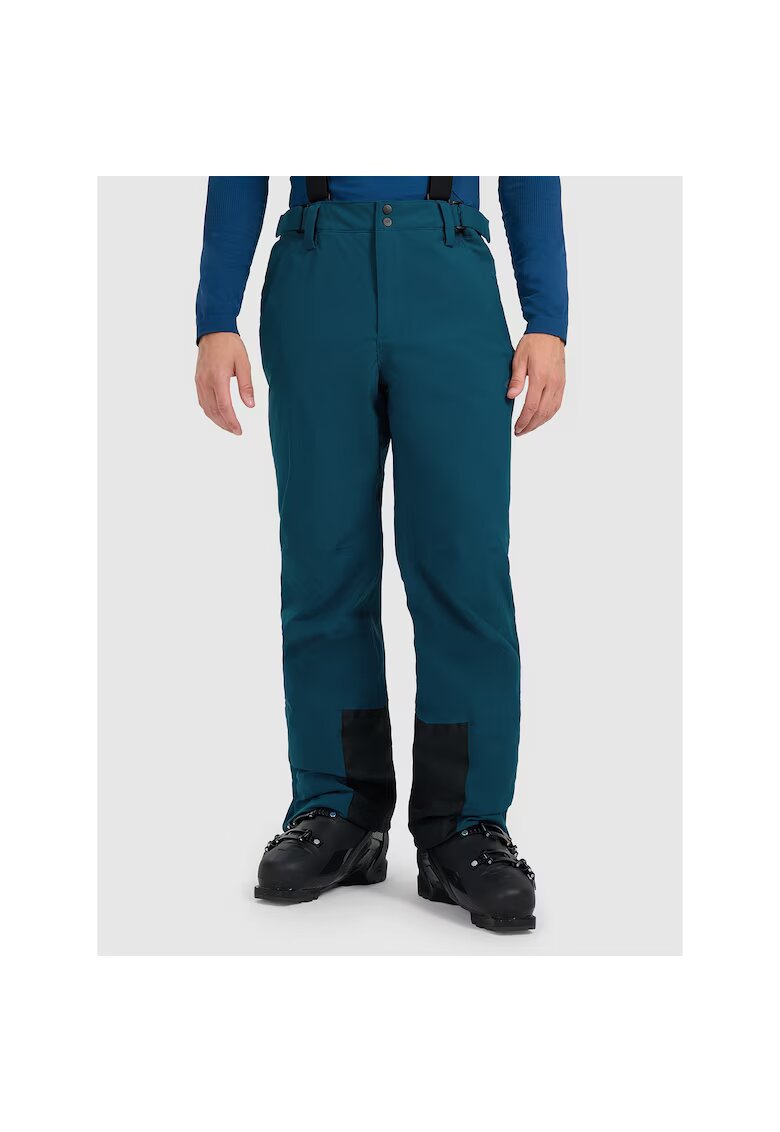 4F Pantaloni de ski barbati poliester - albastru
