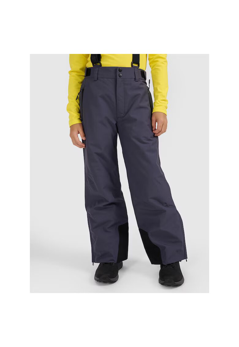 4F Pantaloni de ski gri - NeoDry 8000 - impermeabili - din poliester