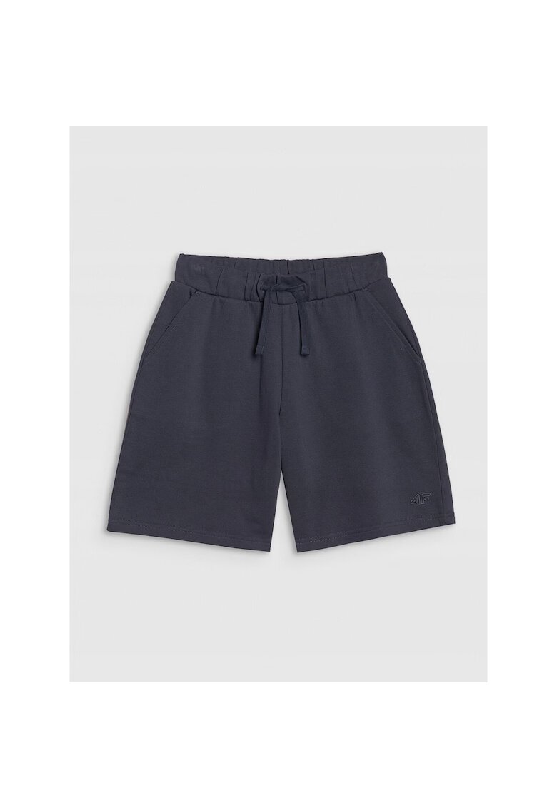 4F Pantaloni de trening pentru fete - bleumarin - croiala oversize