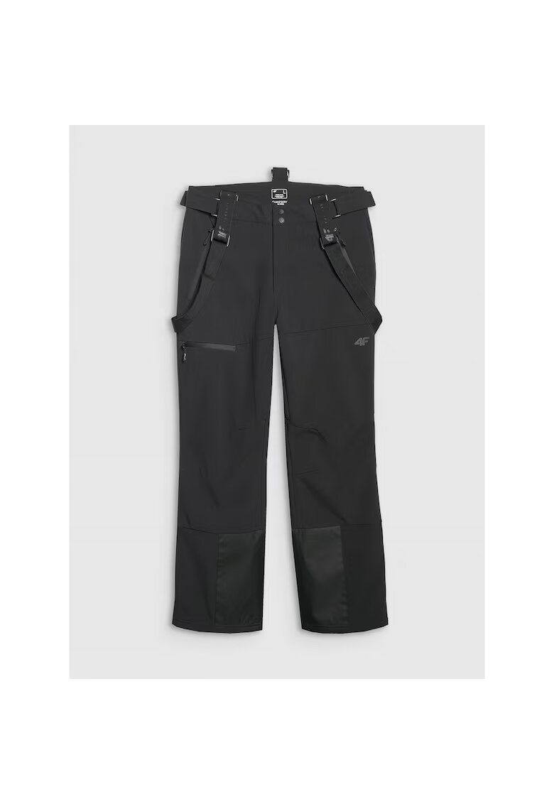 4F Pantaloni schi negri - poliester - Negru